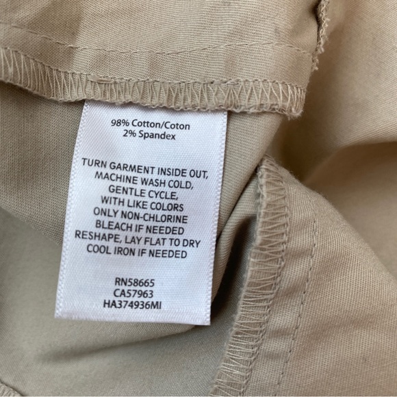 Halogen Khaki Moto Crop Jacket in Khaki - Size Small - Picture 8 of 9